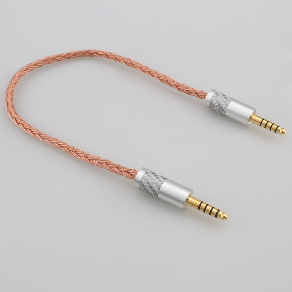 The New  7N OCC Earphone Cable 16 Core 4.4mm Balanced Male to 4.4mm Balanced Male Audio Adapter